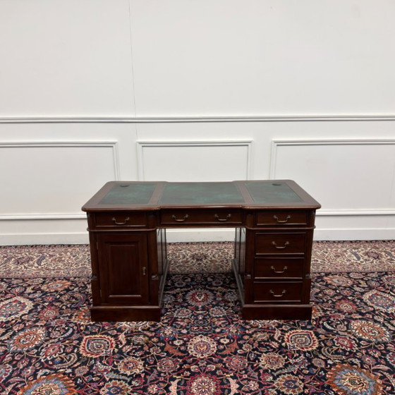 Scrivania Classica Inglese – Scrivanie, Leather, Wood (photo 4 of 21)