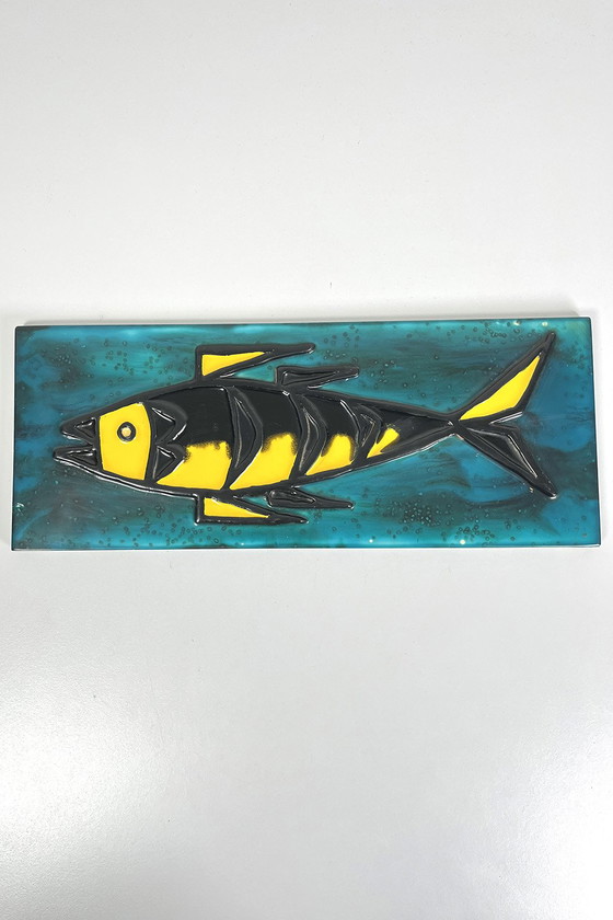 Image 1 of Handmade tiles with fish