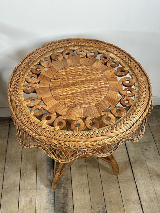 Image 1 of Set da soggiorno in rattan in stile vittoriano degli anni '20