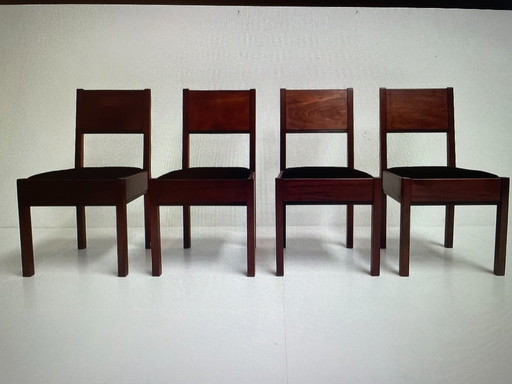 The Hague School Dining Room Chair Set by Muntendam for Lov, 1920s