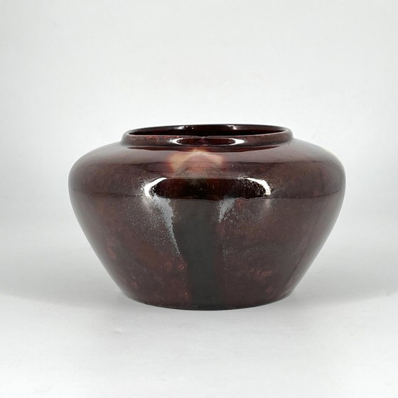 Image 1 of Theodor Keerl Art Nouveau ceramic cachepot / vase – Art Nouveau, approx. 1900–1920