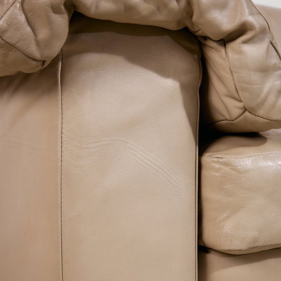 Image 1 of Conjunto de sofás de cuero Mk11355 «Modelo 4000» de Rolf Benz, juego de 4