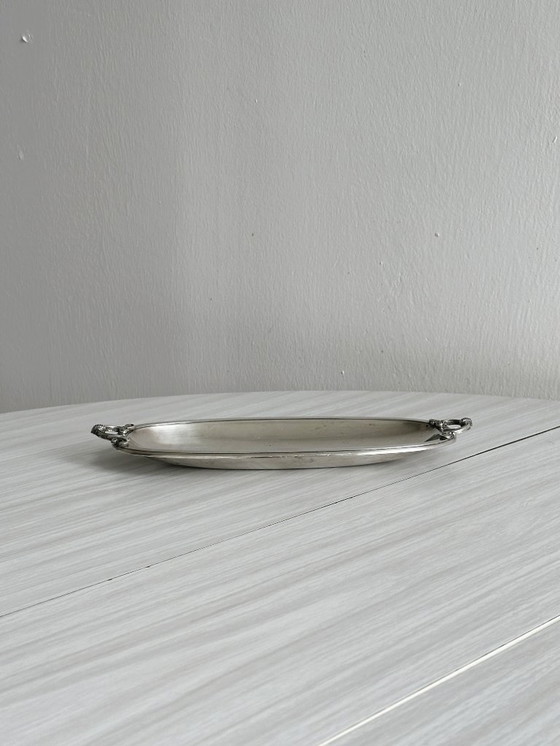 Image 1 of Small antique silver plated tray