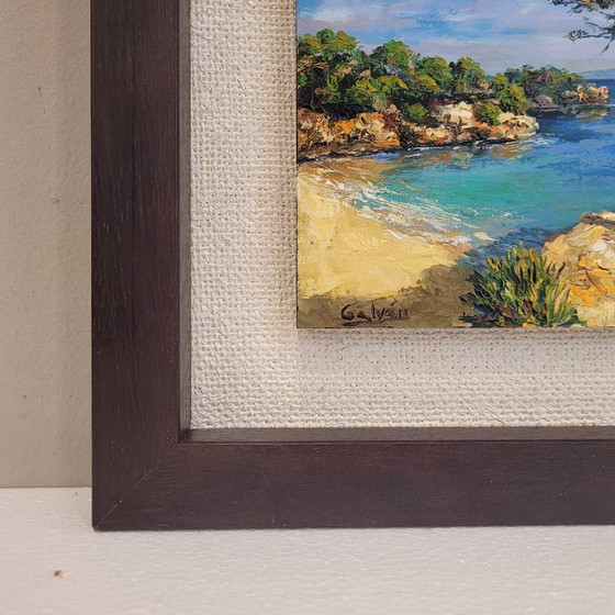 Image 1 of “Beach Landscape” Miguel A. Galván Mangas, f. XX - Valladolid, Spain
