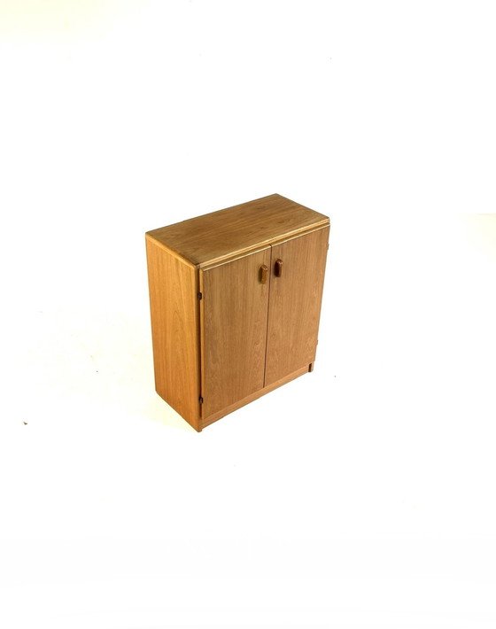 Image 1 of Vintage Deense Teakhouten Schoenenkast ‘60