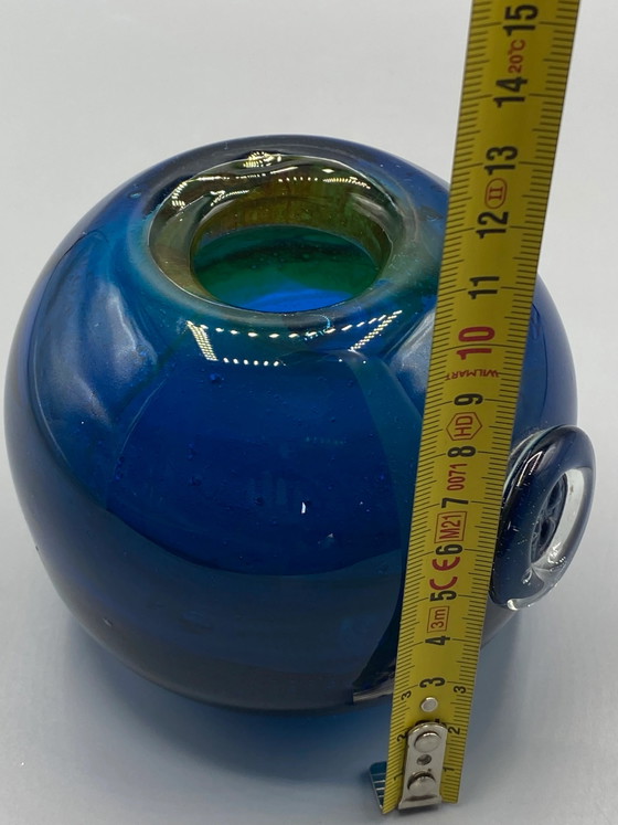 Soliflore a sfera in vetro Mdina attribuito a Michael Harris, anni '70 – Bicchieri e caraffe (photo 6 of 7)