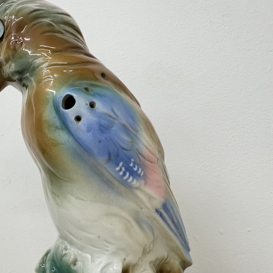 Image 1 of Vintage porcelain Parfume lamp bird , 1950s