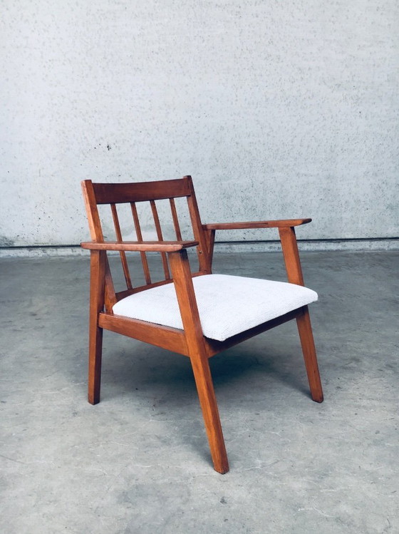 Image 1 of Ensemble de fauteuils de style hollandais moderne du milieu du siècle, Pays-Bas, années 1950
