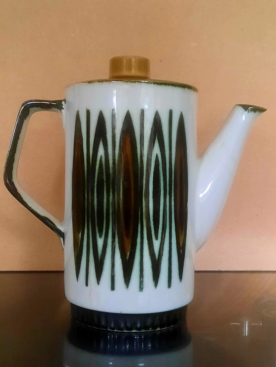 Image 1 of Vintage koffiekan met 4tassen 
