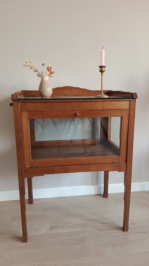 Gorgeous art deco Amsterdam school tea cabinet