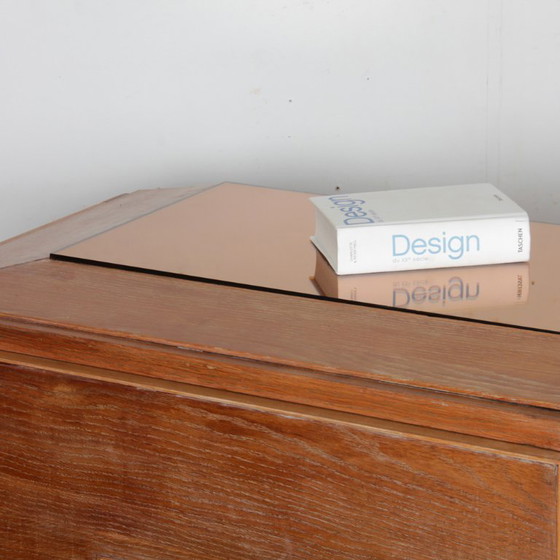 Image 1 of Whitewashed oak sideboard, French work from the 1940s