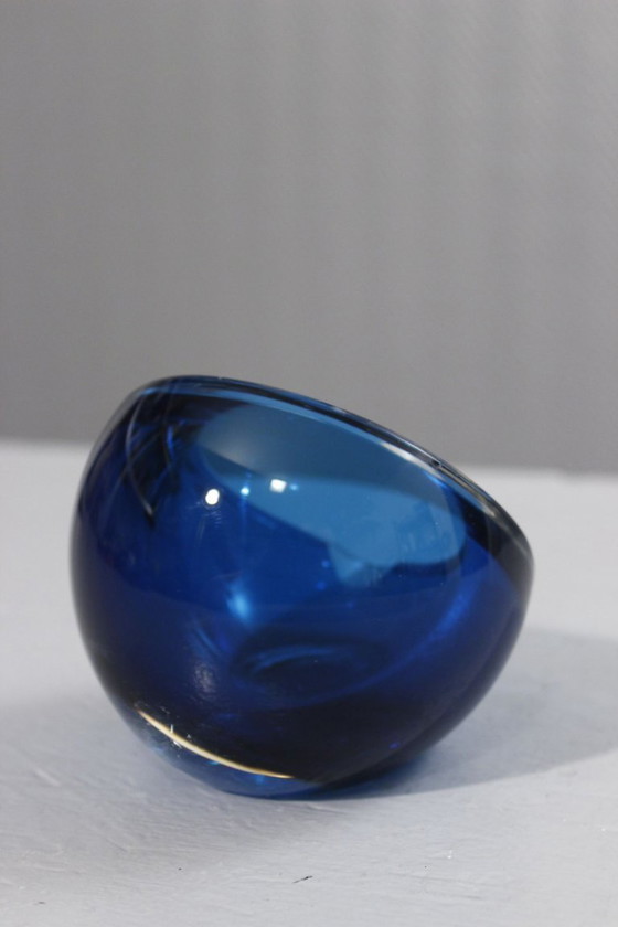 Image 1 of Sommerso Aschenbecher im Space-Age-Design, Kristallglas Saint Louis, Frankreich, 20. Jahrhundert