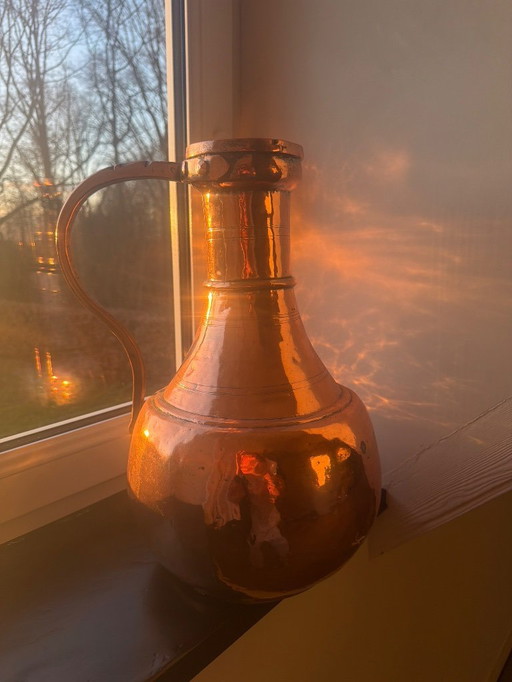 Brocca di rame d'epoca