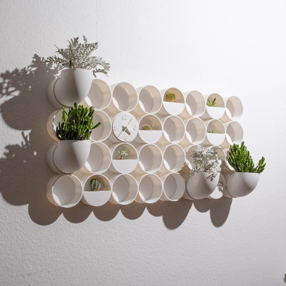 Space Age Panel | 3D Wall Panel | Medium Bundle | Boho Wall decoration | Wall Shelf | Midcentury White (photo 3 of 12)