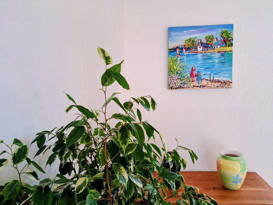 Image 1 of Joel LHOPITAL - Breton Walk - Artist's Painting