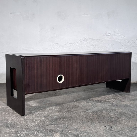 Sculptural Sliding-Door Sideboard / TV Stand, 1990s – Brass (photo 13 of 15)