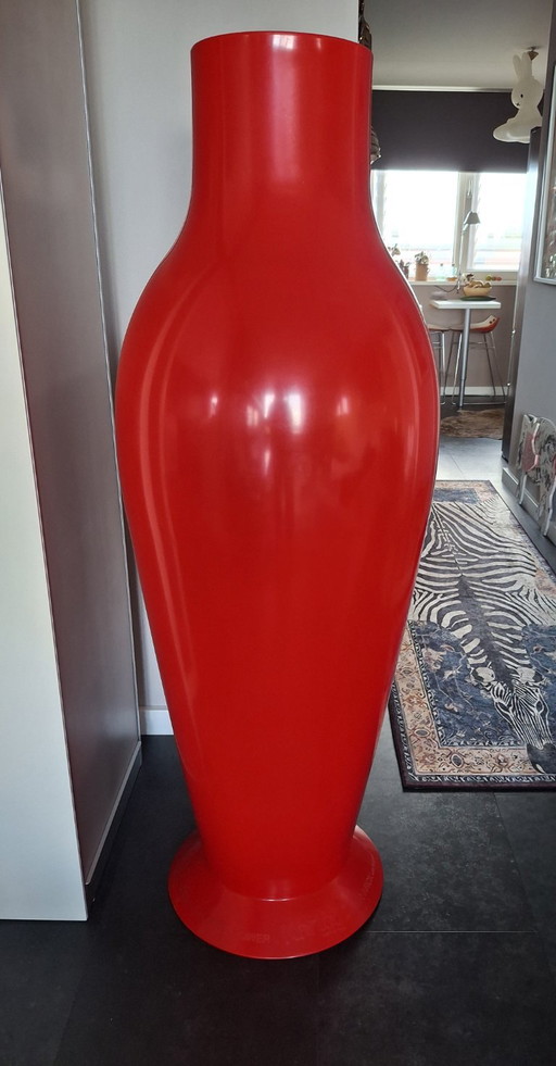 Kartell Misses Flower Vaas rood,164 cm hoog