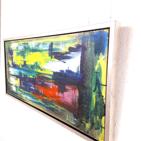 Image 1 of Abstract expressionist painting by Helga Gregersen