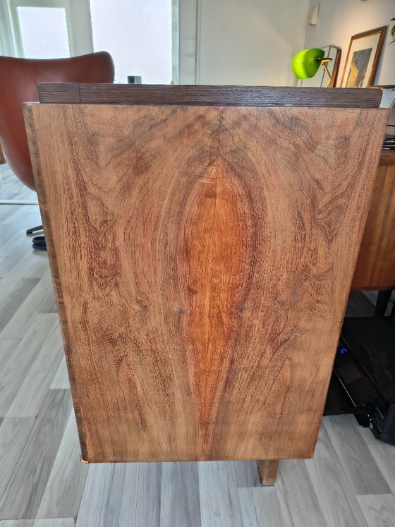 Image 1 of Burr Walnut Sideboard | Art Deco / Mid-Century