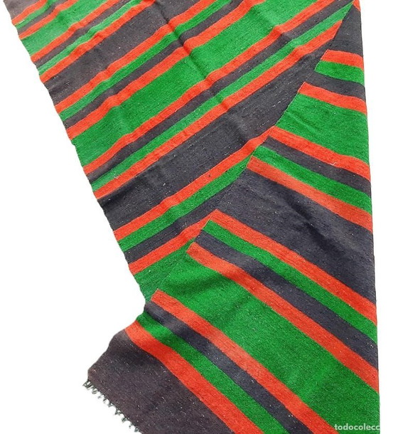 Image 1 of Tappeto da corridoio a righe vintage