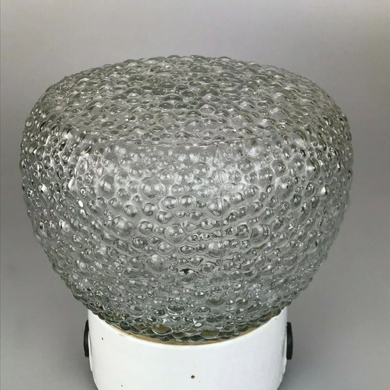 Image 1 of Lámpara de pared de los años 50 y 60, lámpara de sótano, diseño de cerámica y vidrio, años 50 y 60.