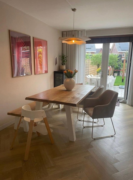 Esstisch aus Eichenholz 100x200cm