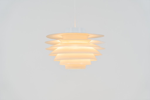 XL “Verona” pendant lights by Svend Middelboe for Nordisk Solar (Denmark, 1970s).