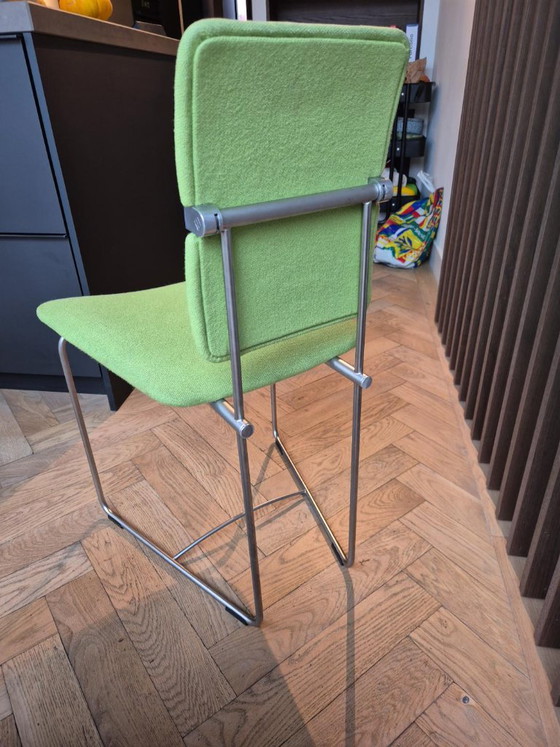 Set of 6 Gispen S02 Dining chairs - Designed by Peter Ghyczy – rvs (photo 6 of 8)