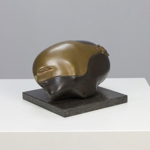 Sculpture Masked Face par Jos van Vreeswijk