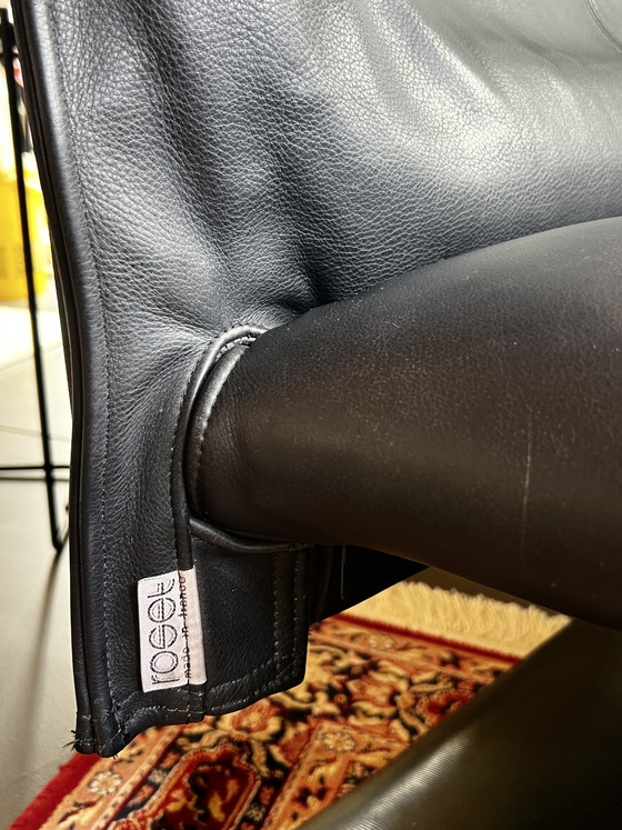Image 1 of Fauteuil Zen Ligne Roset, fauteuil lounge, fauteuil en cuir, Claude Brisson