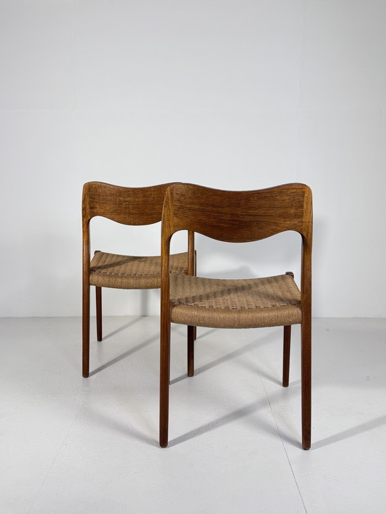 Image 1 of Niels Otto Møller Modell 71 Stühle (2er Set)
