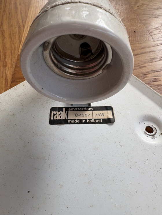 Image 1 of 4 lampade da parete vintage Raak anni '60 (modello C 1587)