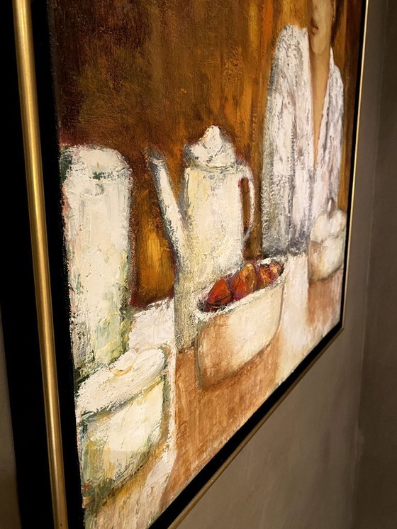 Image 1 of Oil on linen by Jose van Gool