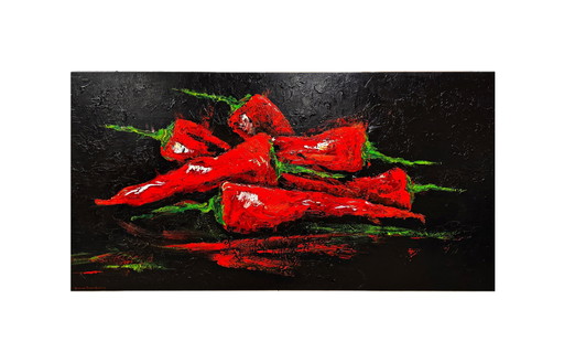 Tableau d'Ilona Hendriks « Douce Palerme avec une morsure »