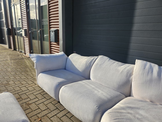 Image 1 of Edra - Standard bank + poef by Francesco Binfaré