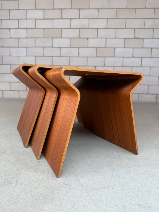 Vintage nesting tables by Grete Jalk