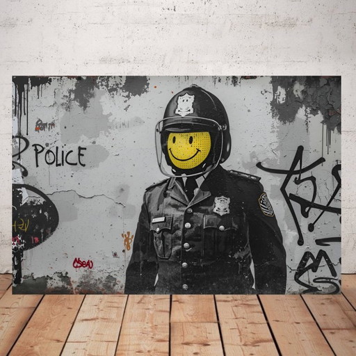 Foto stampata su plexiglass / Edizione limitata / Street art / Pop art / Decorazione originale