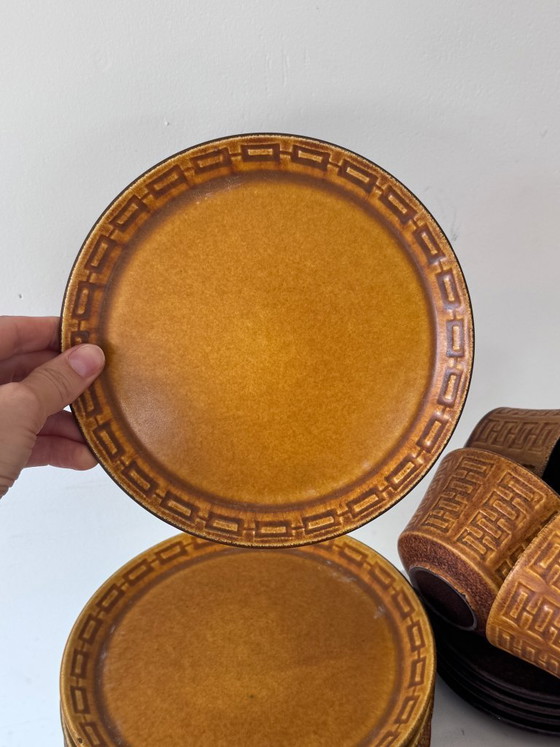 Vintage Ceramano Tea Set 'Epsilon' 1960s with Geometric Relief Pattern – Tableware, Ceramic (photo 10 of 11)