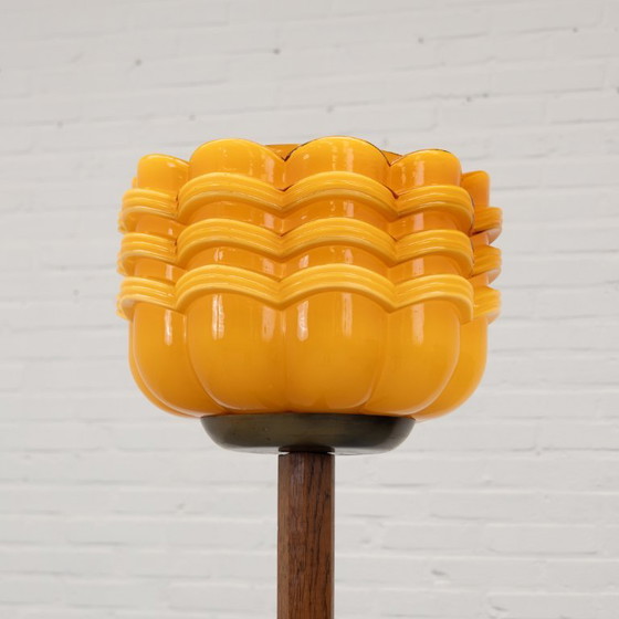 Lampadaire Art Déco – Glass, Wood (photo 3 of 14)