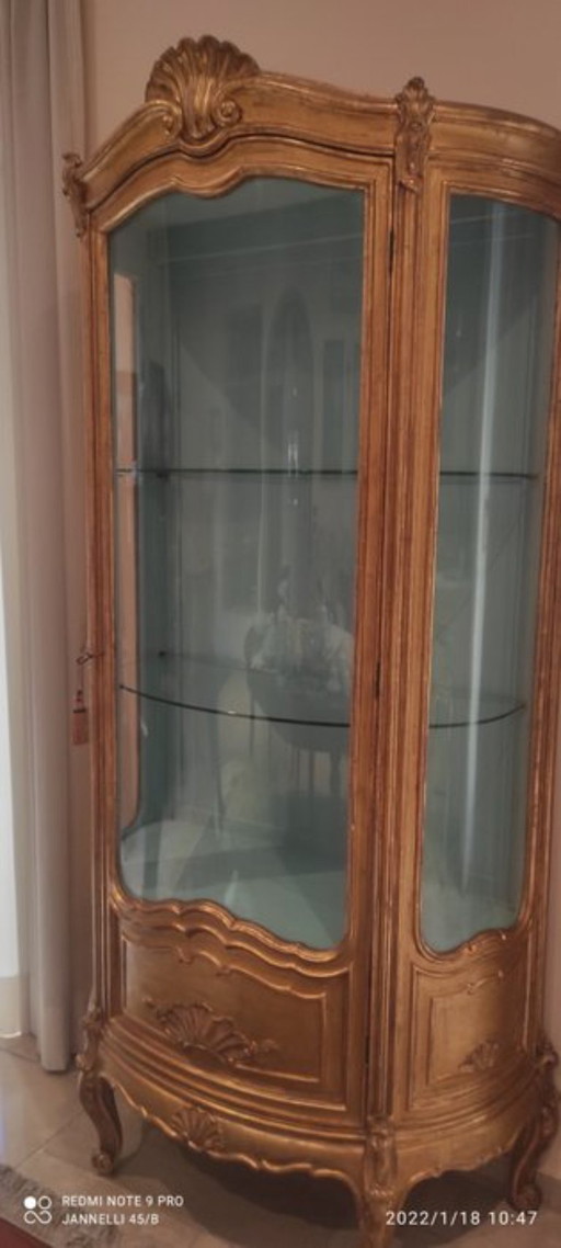 Vetrina - Luigi XIV - Dorato, Legno, Vetro - Prima metà del 18° secolo