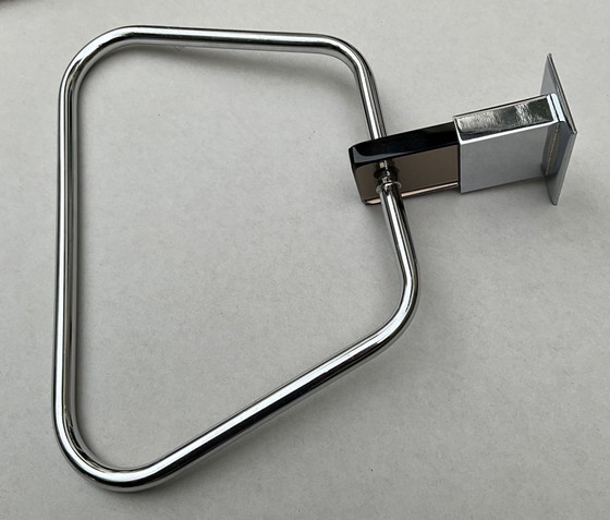 VECA, Italian design bathroom set, double mirror, 70s, Glass, Metal, Silver (photo 9 of 15)