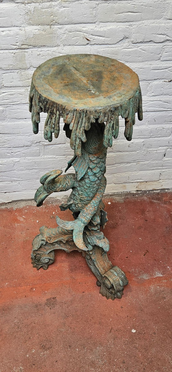 Image 1 of Monumental Rococo-style Bronze Pedestals