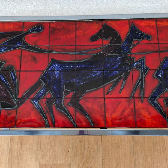 Image 1 of Table basse vintage en carrelage André Bayer