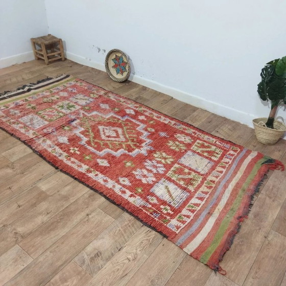 Image 1 of Wonderful Authentic Beni Ouarain Rug XXL – Unique Hand-knotted Wool Piece (330 × 226 cm)