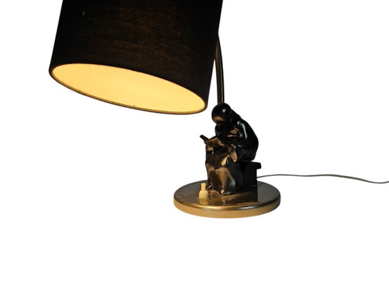 Image 1 of Lampada Art Déco - 'Luce da lettura' - Vintage - Metallo - Anni '30