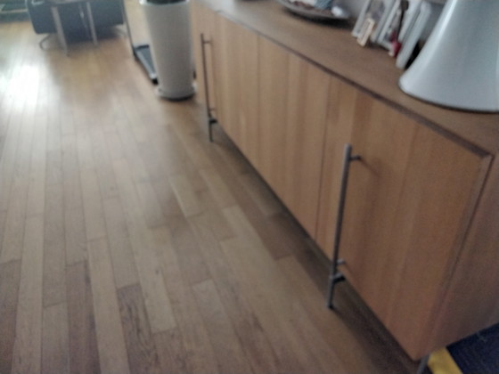 Plain Oak Sideboard – Metal, Wood (photo 5 of 5)