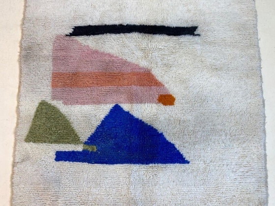 Image 1 of Tapis berbère beni ouraine marocain taille 150/250 cm