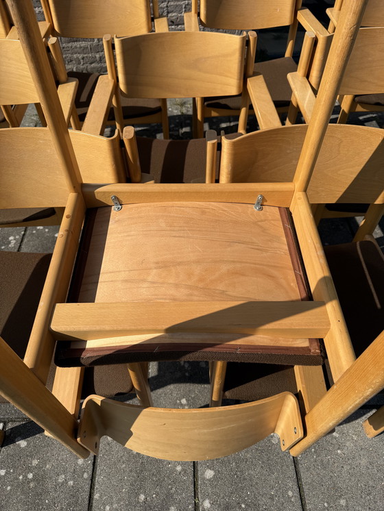 Image 1 of 10 sedie vintage in compensato anni '80