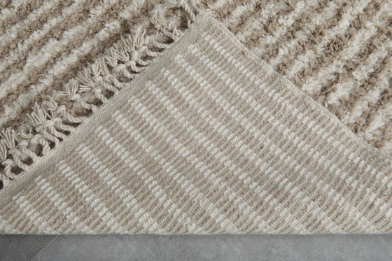 Image 1 of Marokkaans tapijt met strepenpatroon, 300 x 200 cm