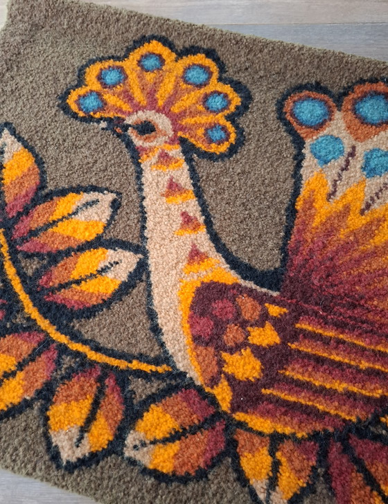 Image 1 of Grande arazzo da parete Smyrna annodato a mano.